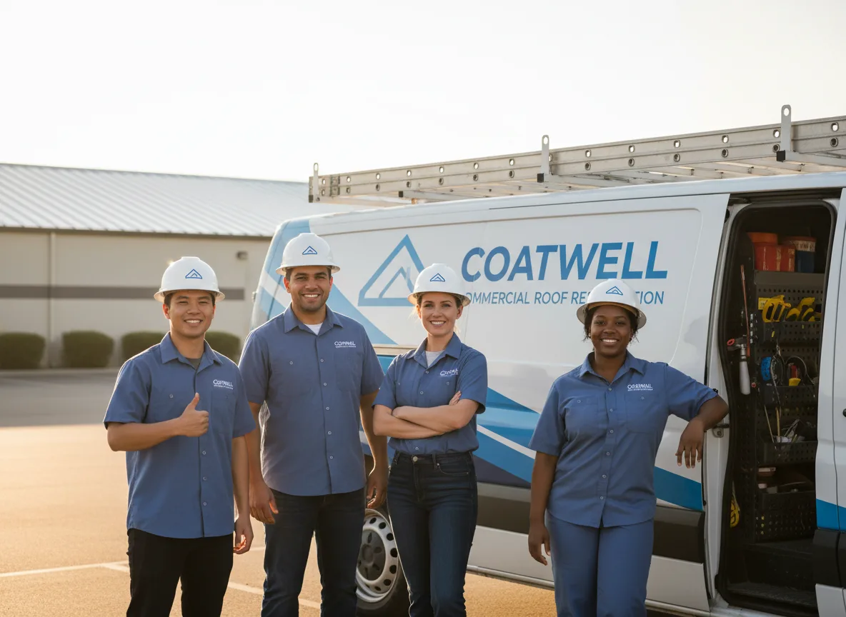 Commercial roof coating company in Coahoma, TX